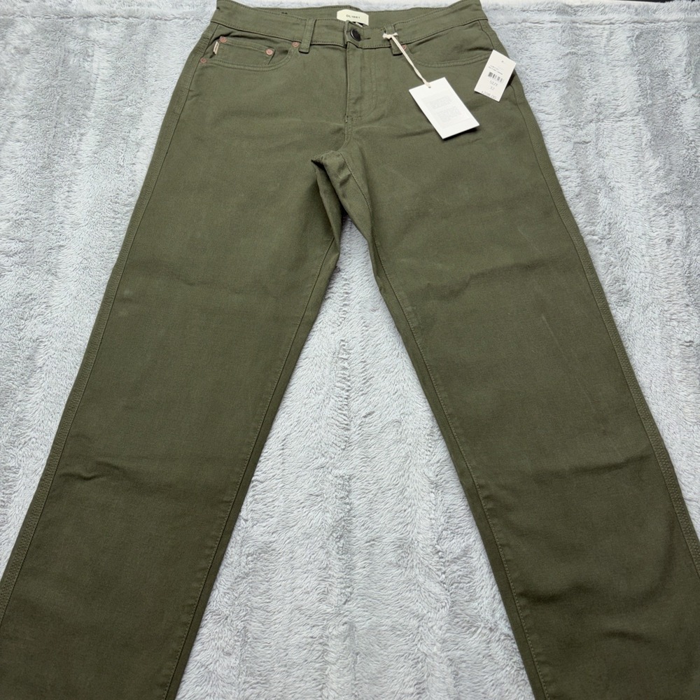 dl1961 jeans noah dorit military green 32x32 NWT